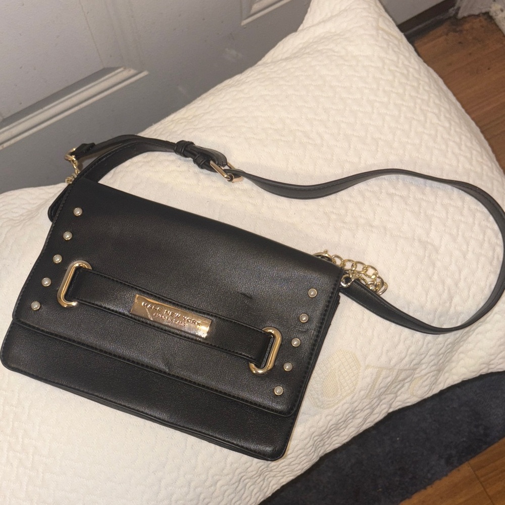Andrew Marc Black Crossbody Bag